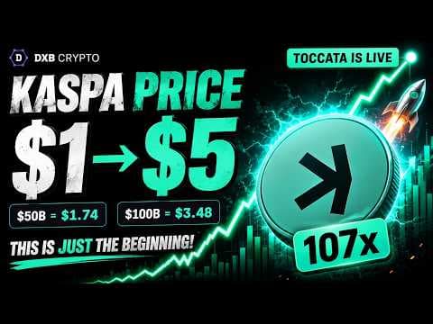 🔥Kaspa è appena diventata programmabile - Previsioni di prezzo e aggiornamento 2026 — Kaspa video by DXB Crypto